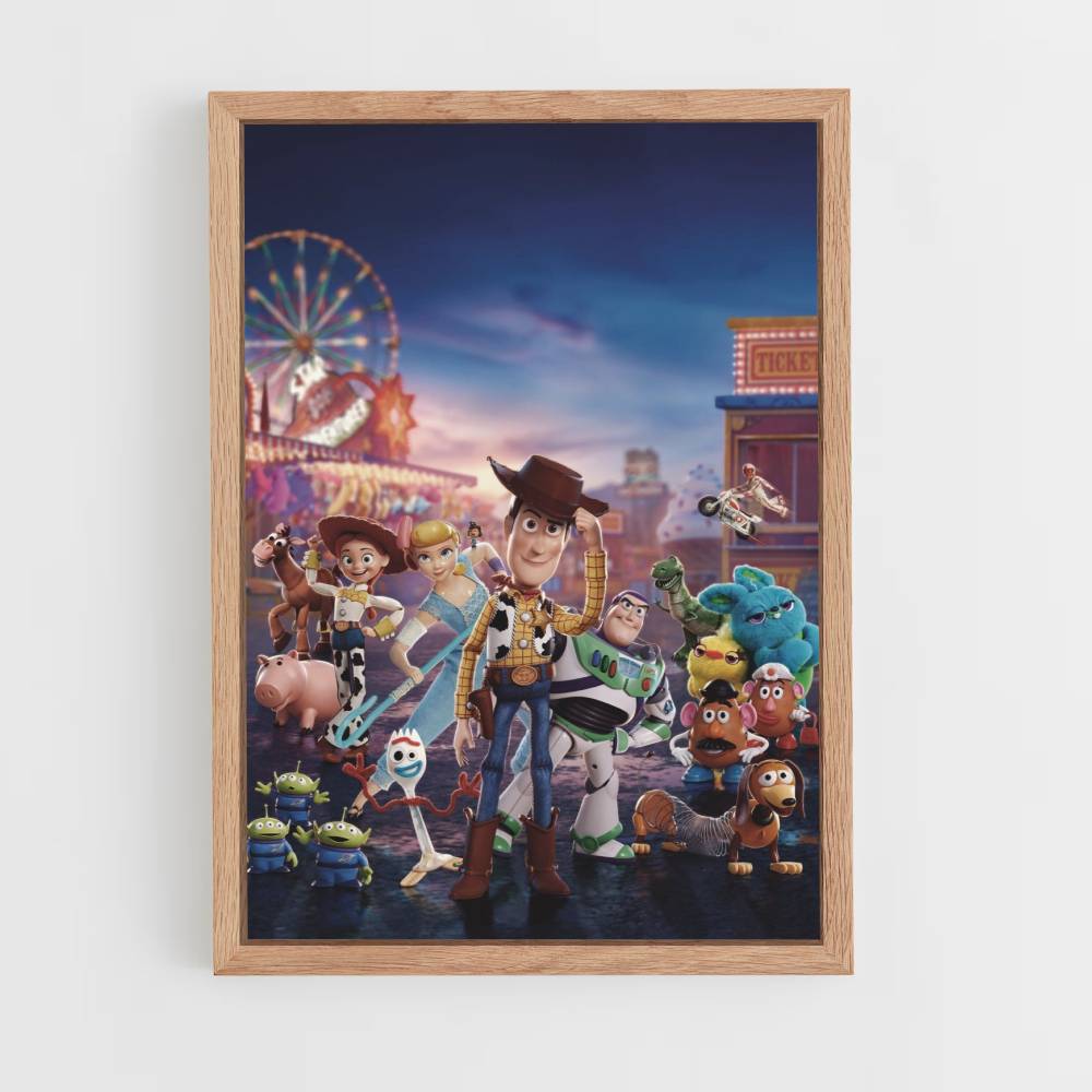 Toy Story Amusement Park Poster