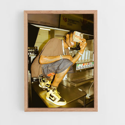 travis-scott-10 cadre Bois clair