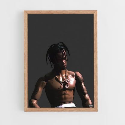 travis-scott-11 cadre Bois clair