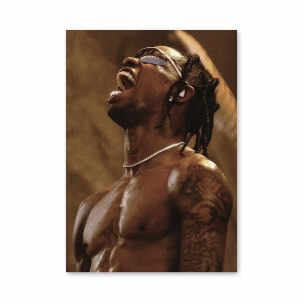 Travis Glasses Poster