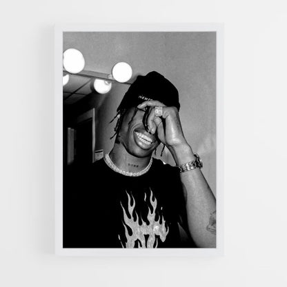 Travis Scott Grey Poster