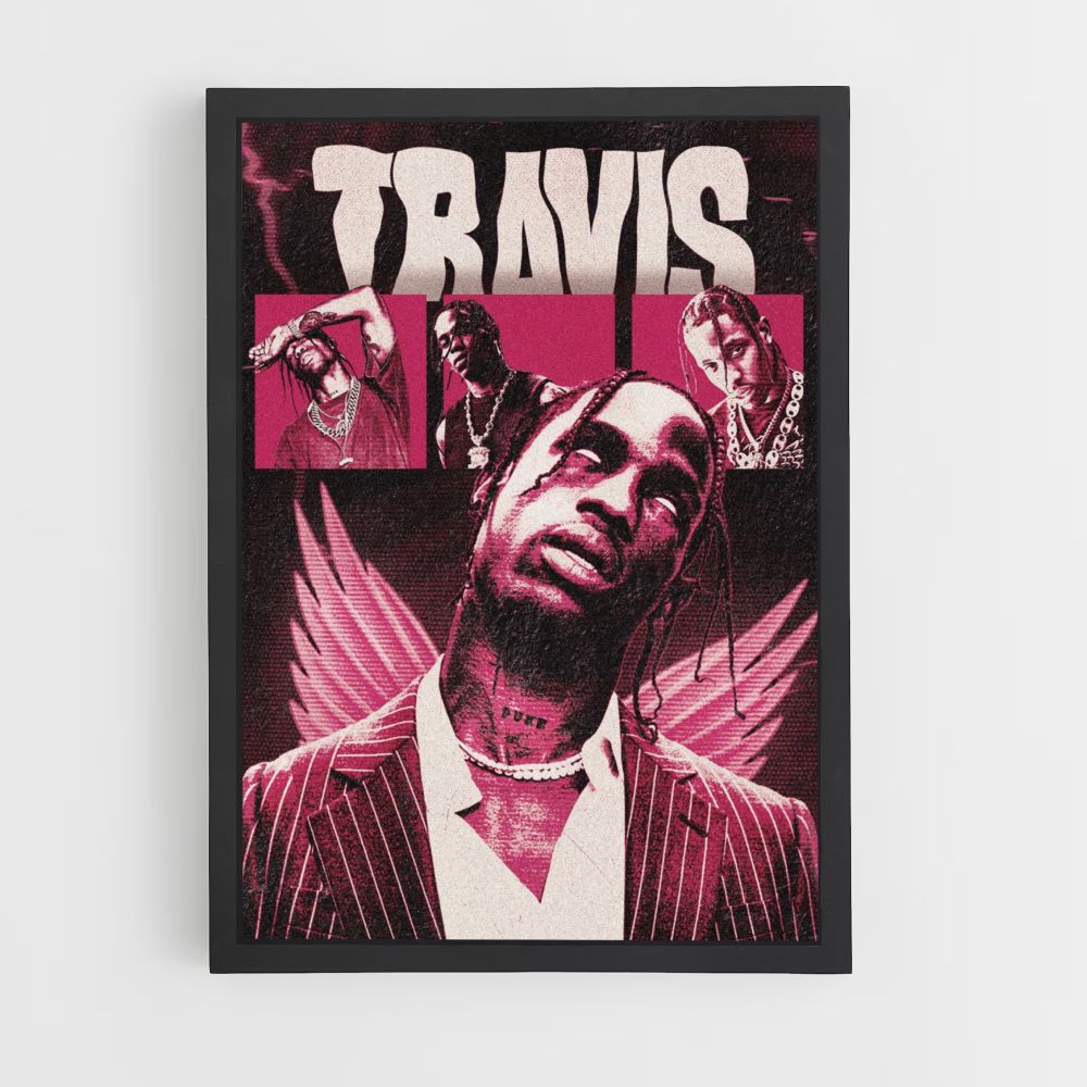 Travis Red Poster