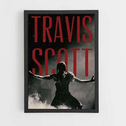 Travis Scott Red Poster