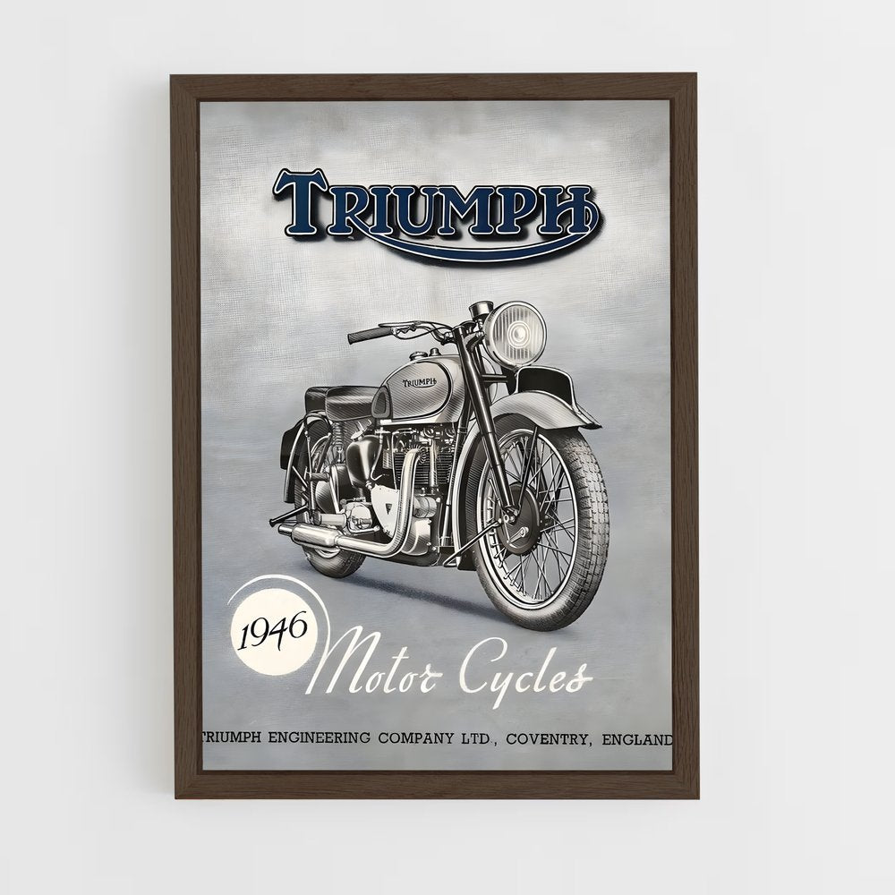 triumph-2 cadre Bois foncé