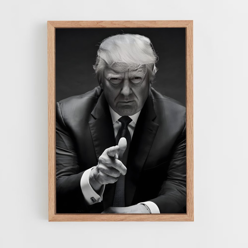 trump-3 cadre Bois clair
