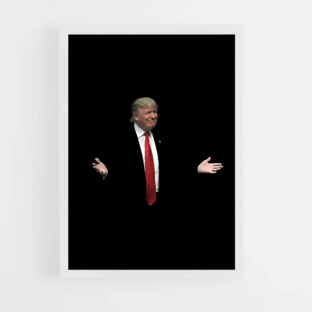 Poster Donald Trump Black