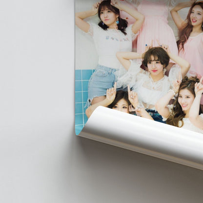 Poster Twice Blue Pink