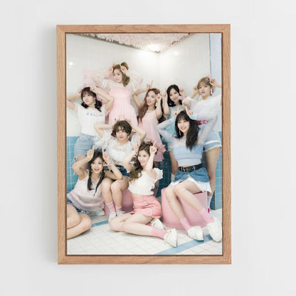 Poster Twice Blue Pink