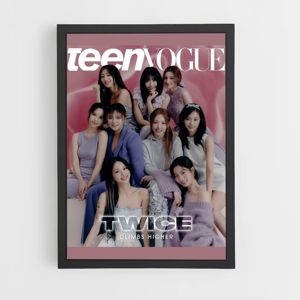 Twice Teen Vogue Poster