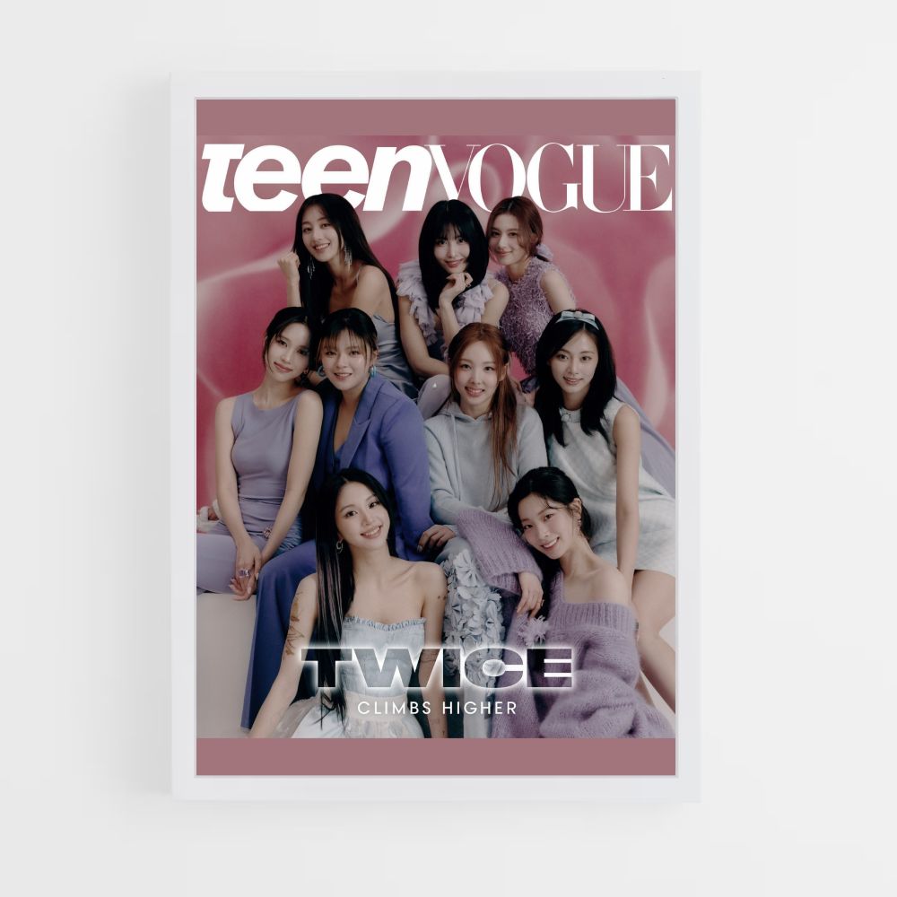 Twice Teen Vogue Poster