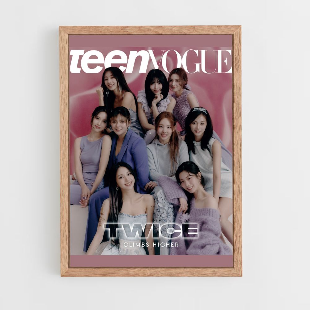 Twice Teen Vogue Poster