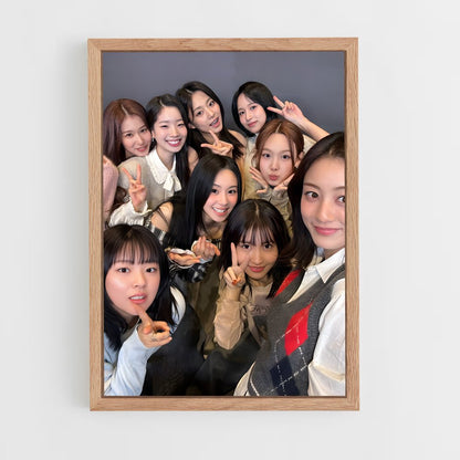 twice-8 cadre Bois clair
