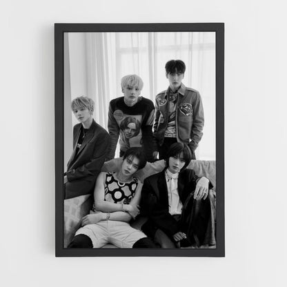 Black and White TXT Poster