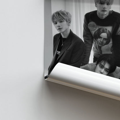 Black and White TXT Poster