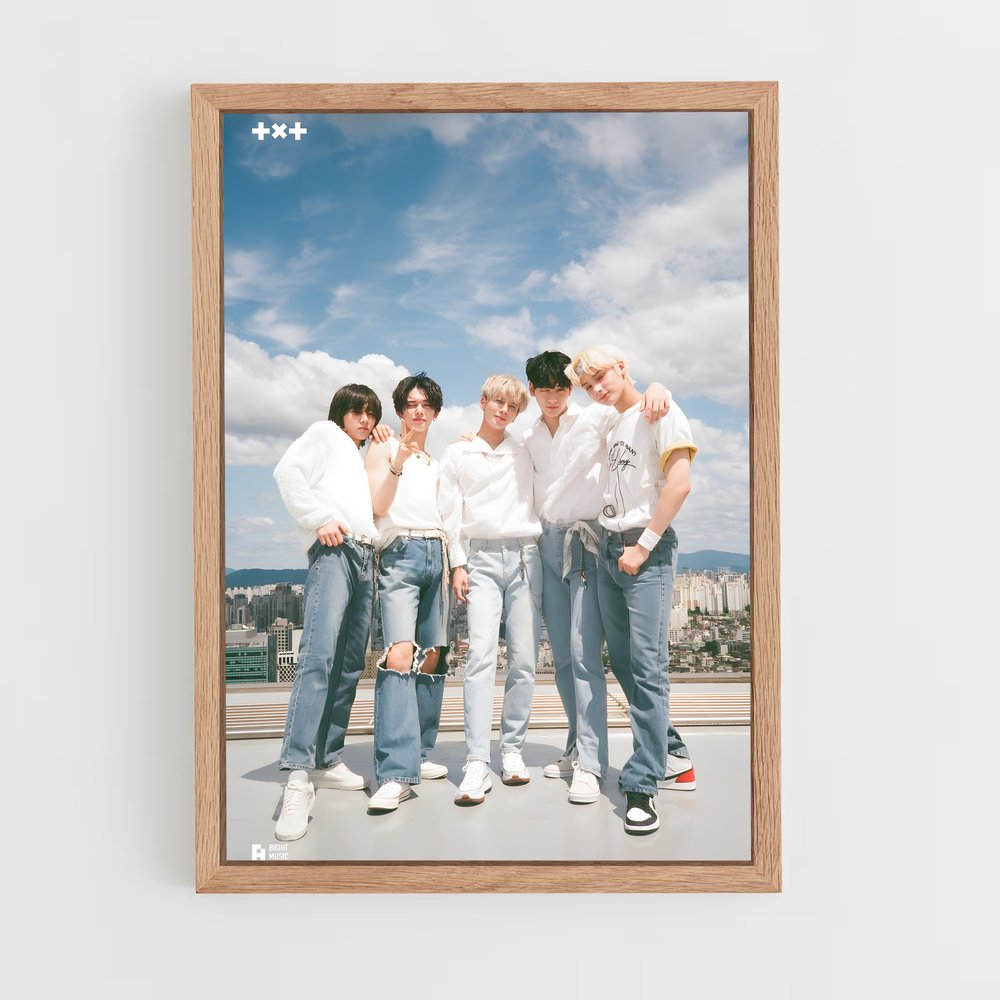 txt-7 cadre Bois clair