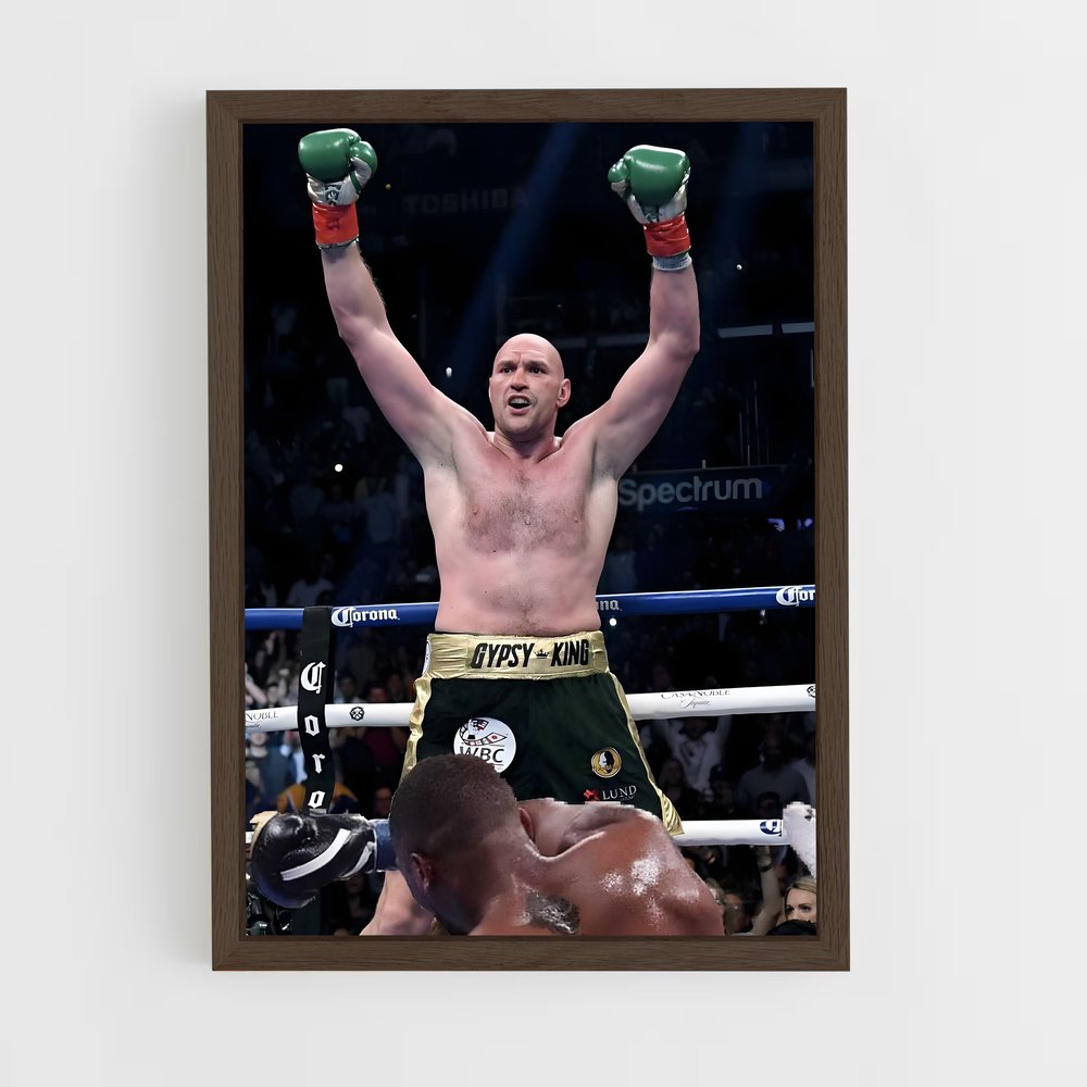 tyson-fury-2 cadre Bois foncé