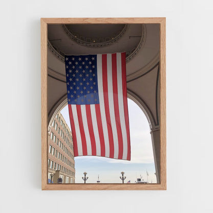 USA Flag Poster