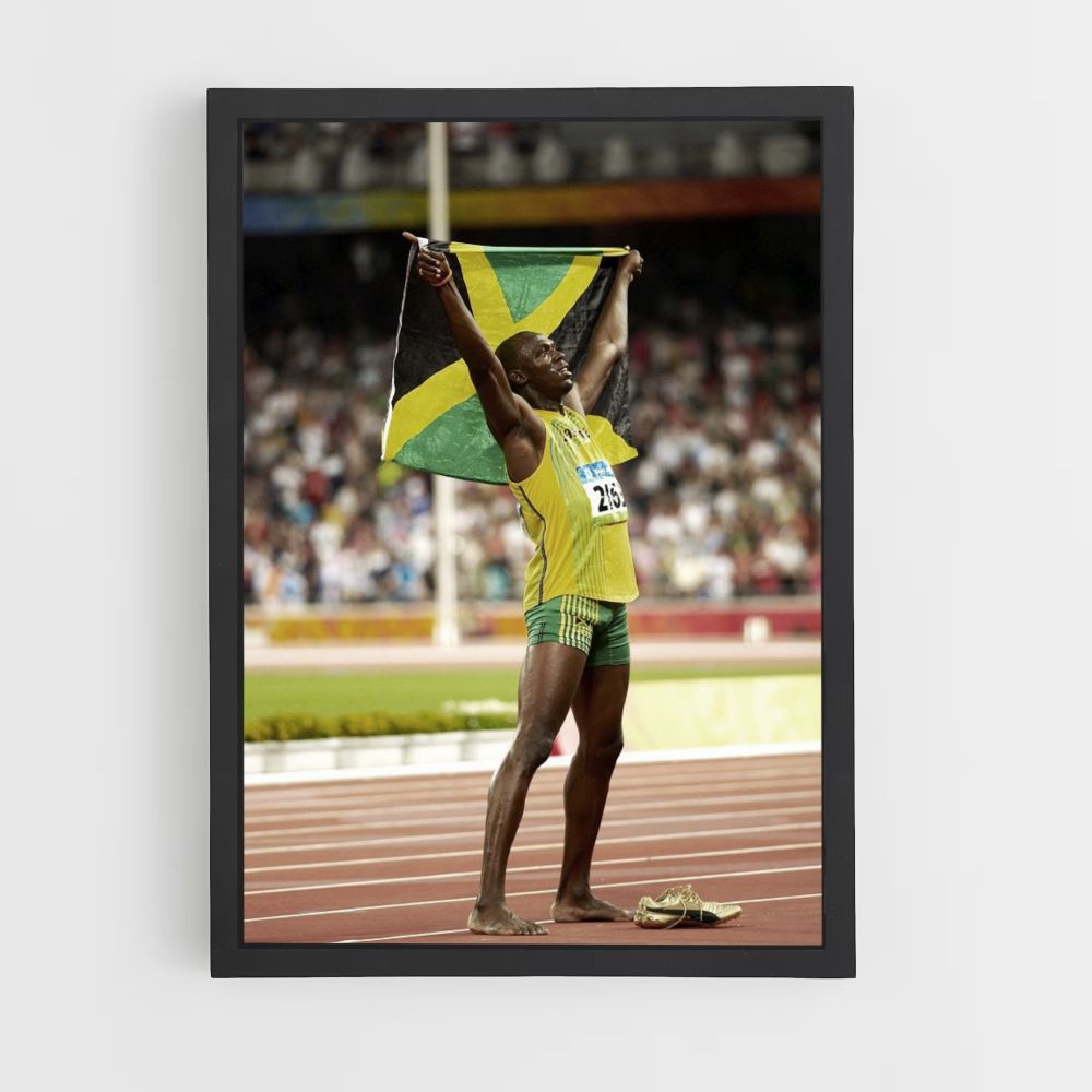 Usain Bolt Jamaica Poster