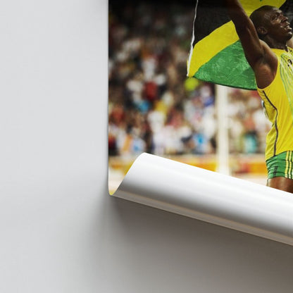 Usain Bolt Jamaica Poster