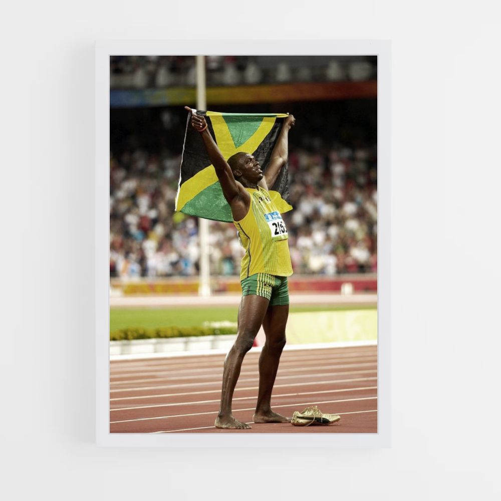 Usain Bolt Jamaica Poster