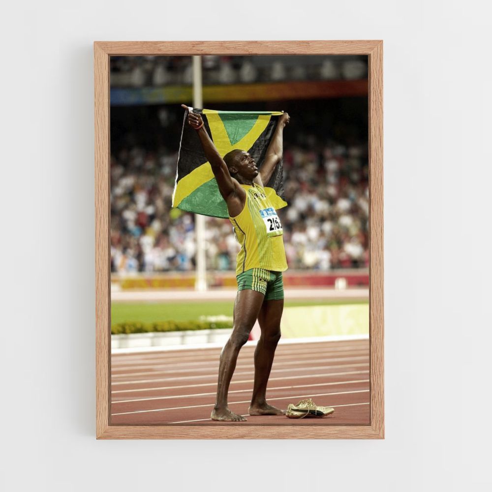 Usain Bolt Jamaica Poster