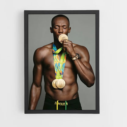 usain-bolt-2 cadre Noir