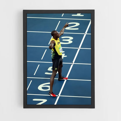 usain-bolt-3 cadre Noir