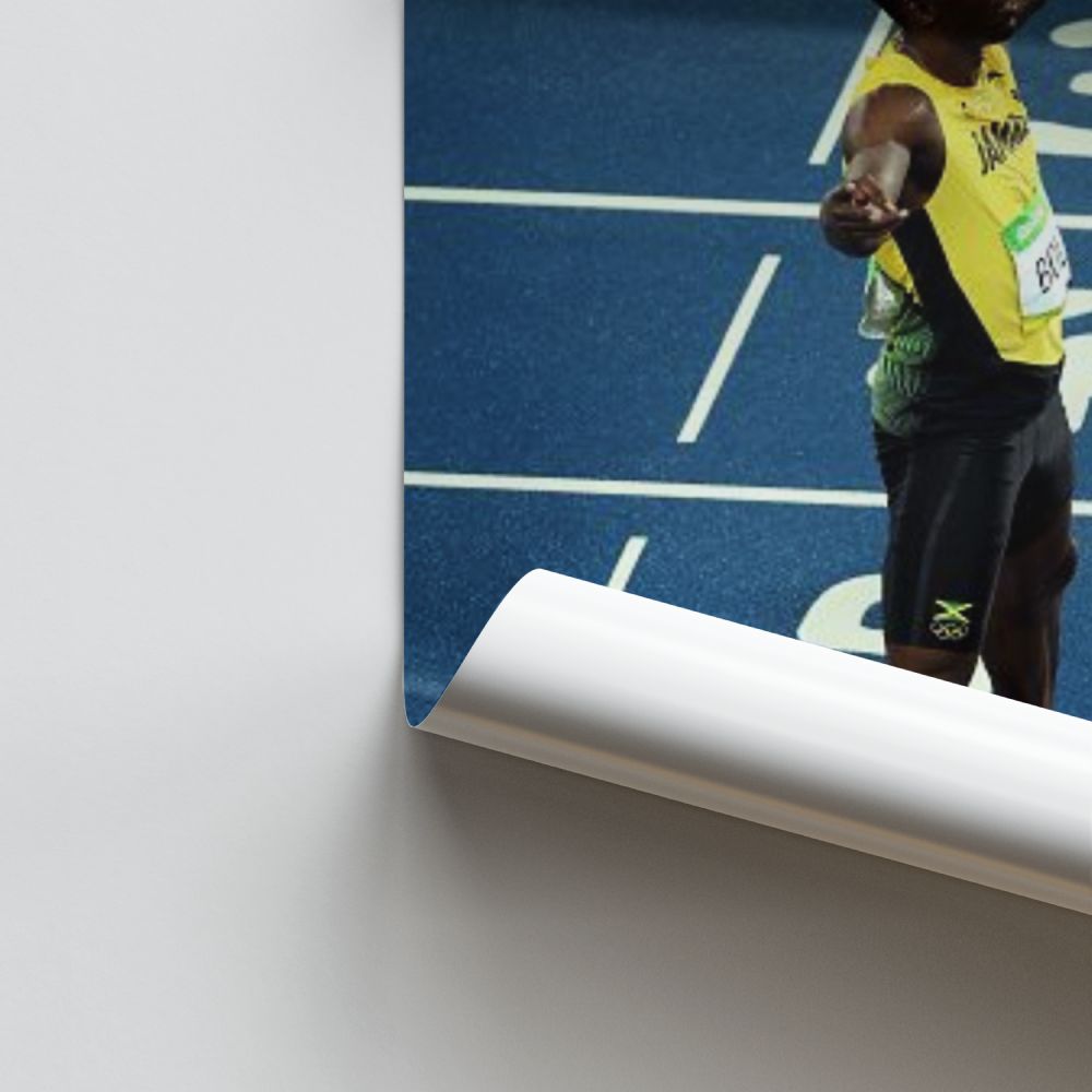 Poster Usain Bolt-kampioen