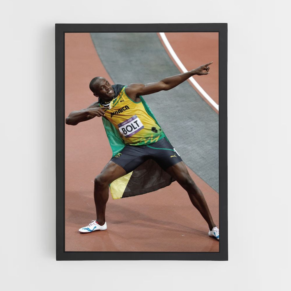 Usain Bolt Celebration Poster