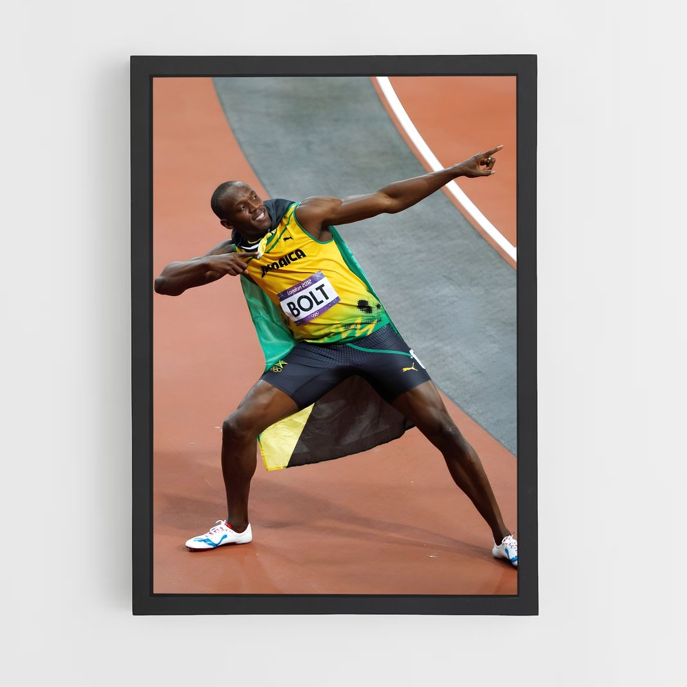 usain-bolt-5 cadre Noir