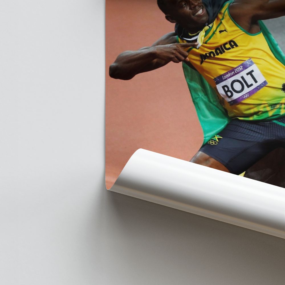 Usain Bolt Celebration Poster