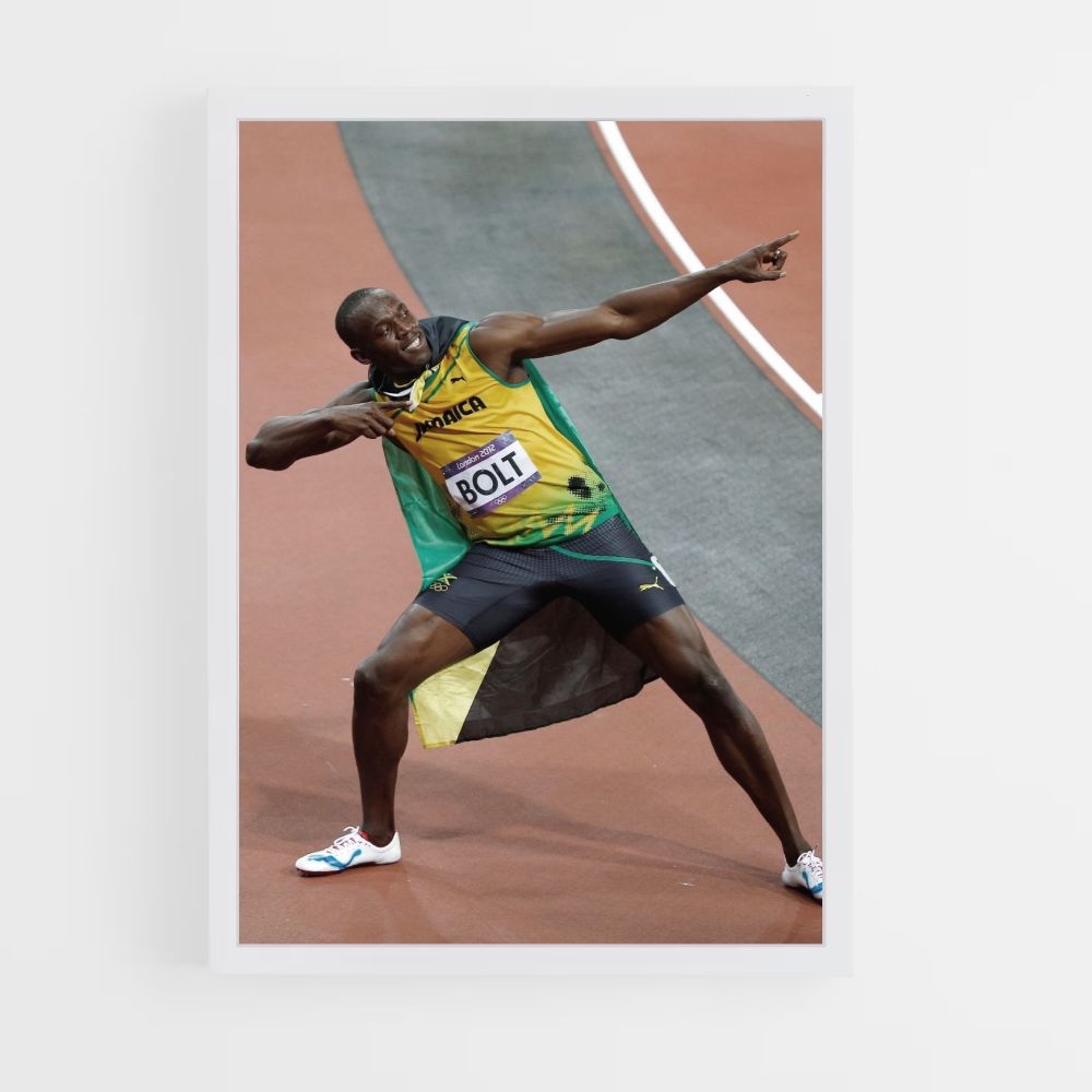 Usain Bolt Celebration Poster