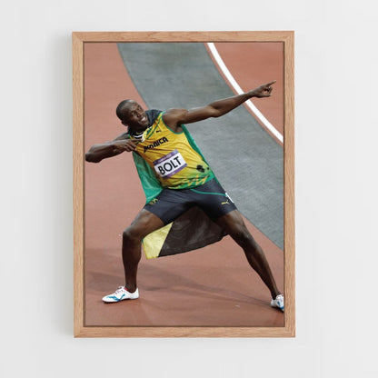 Usain Bolt Celebration Poster