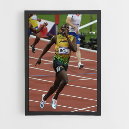 Affiche Usain Bolt-race