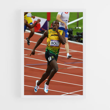 usain-bolt-8 cadre Blanc