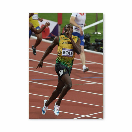 Usain Bolt Race Poster