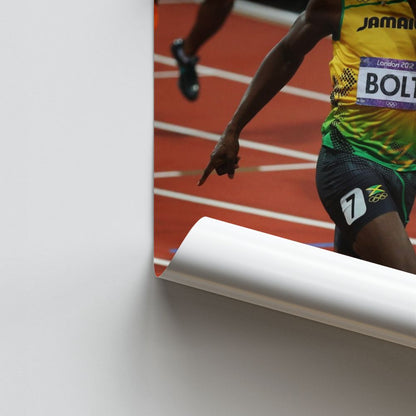 Usain Bolt Race Poster