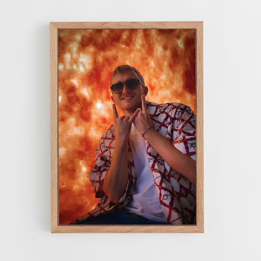 vald-1 cadre Bois clair