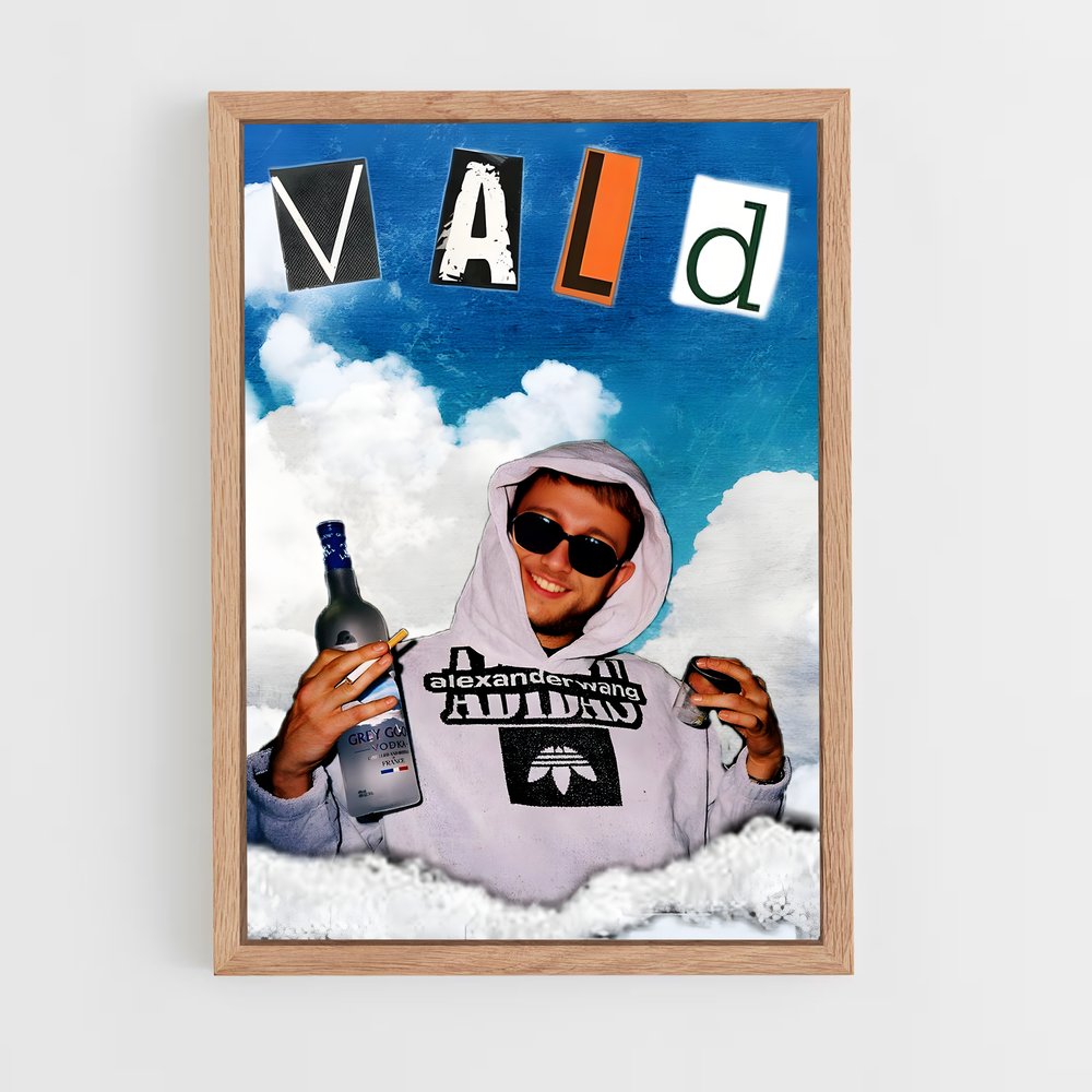 vald-9 cadre Bois clair
