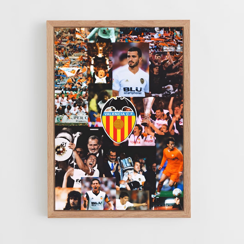 valencia-cf-2 cadre Bois clair