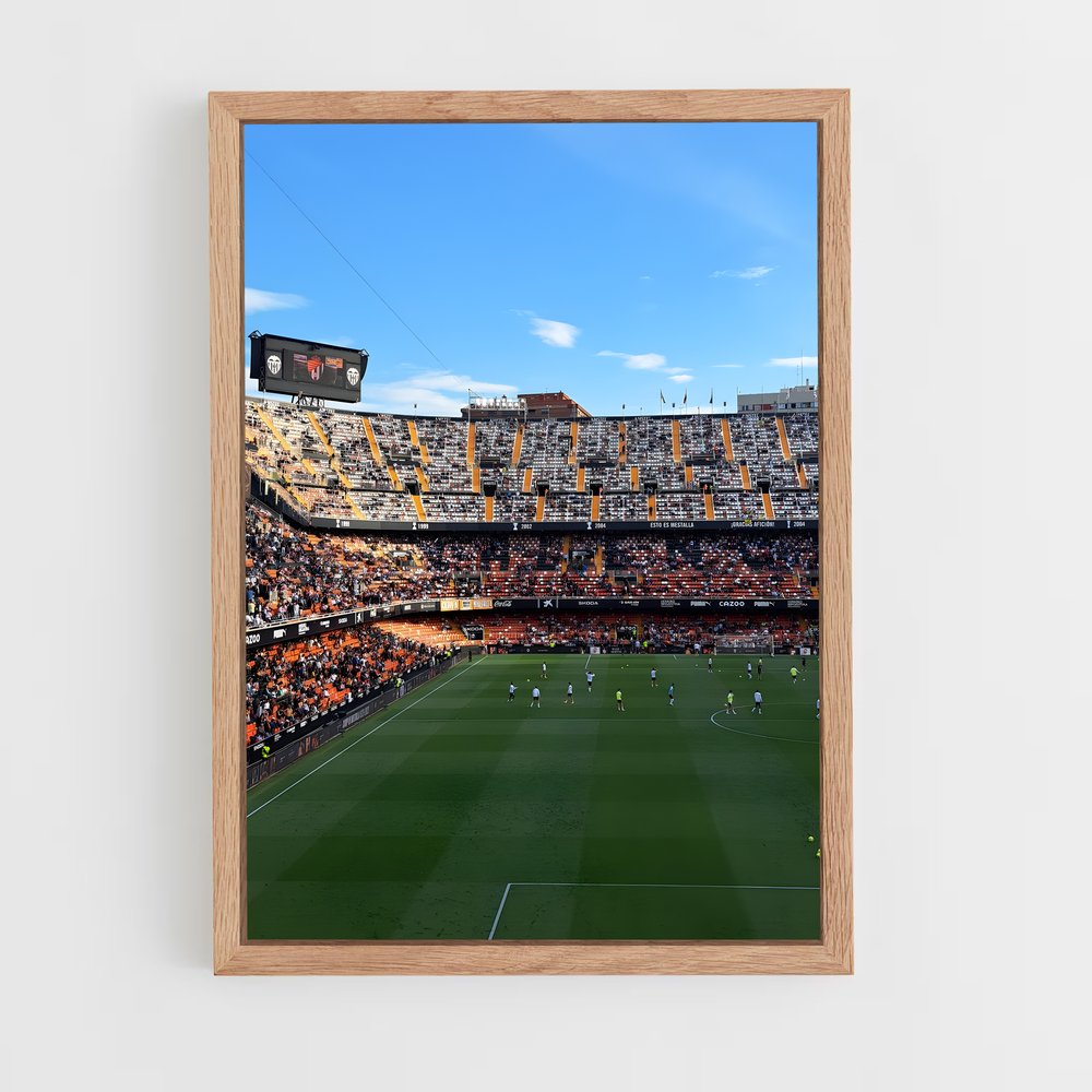 valencia-cf-7 cadre Bois clair