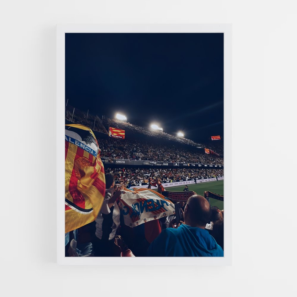 valencia-cf-9 cadre Blanc