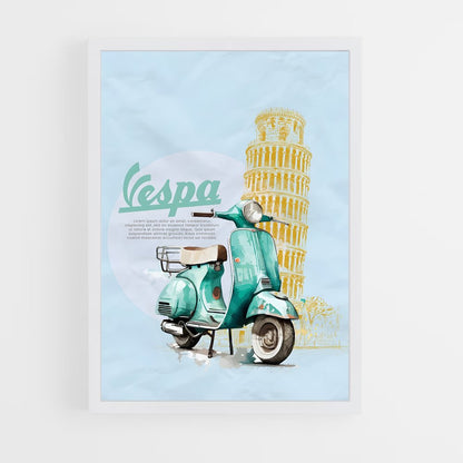 vespa-6 cadre Blanc