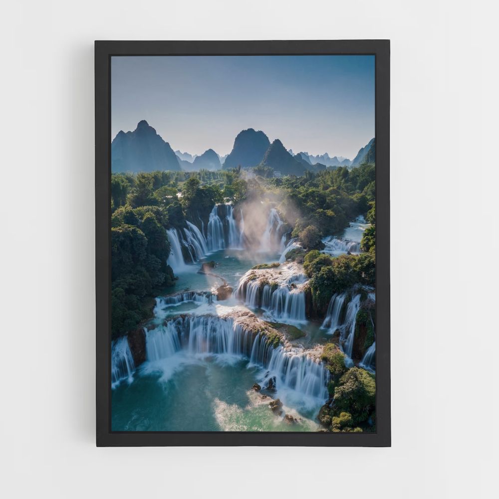 Vietnamese Waterfall Poster