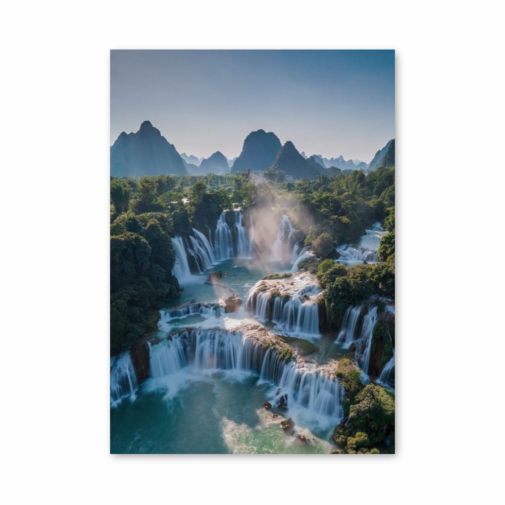 Vietnamese Waterfall Poster