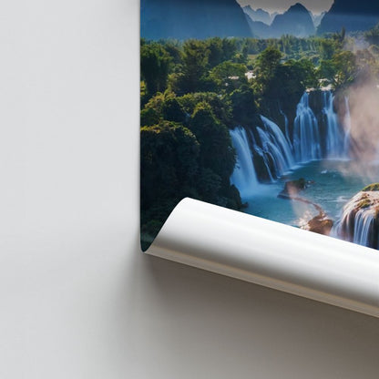 Vietnamese Waterfall Poster