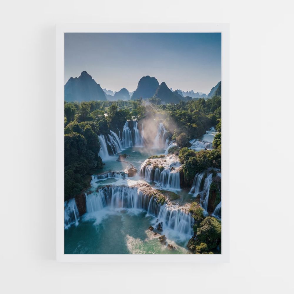 Vietnamese Waterfall Poster