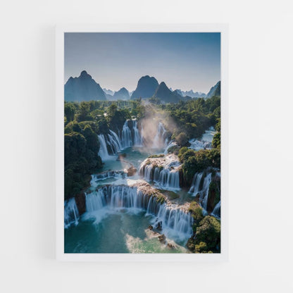 Vietnamese Waterfall Poster