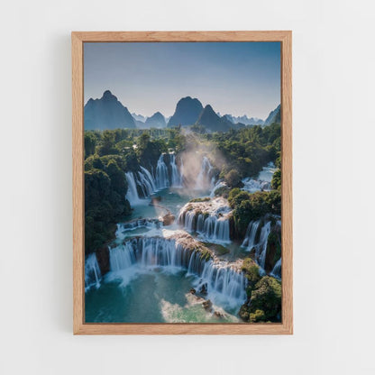 Vietnamese Waterfall Poster