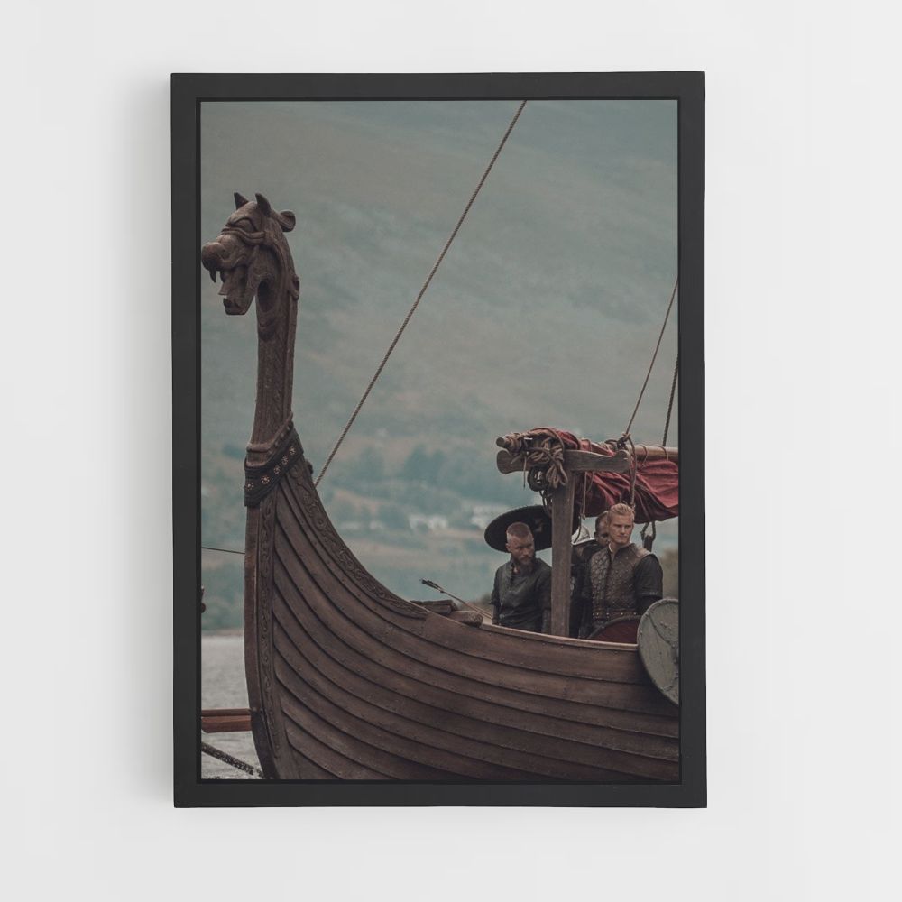 Viking Ship Poster